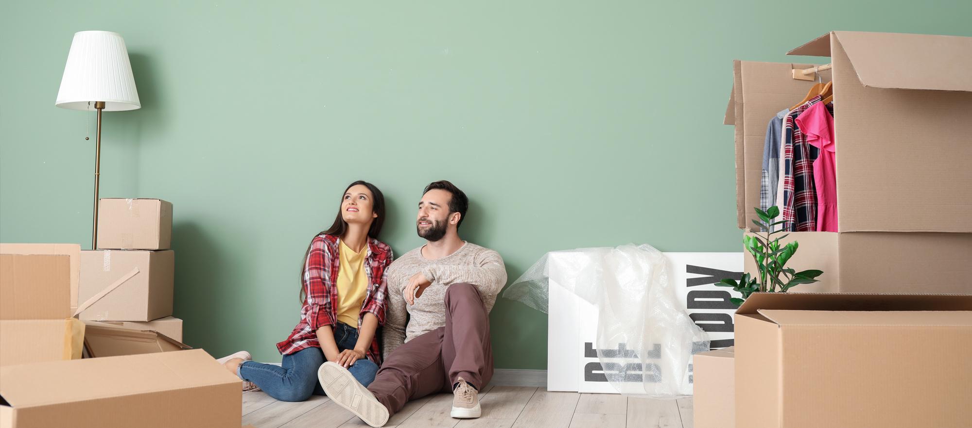 Couple moving home